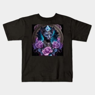 Sphynx Glowing Like A Star Kids T-Shirt